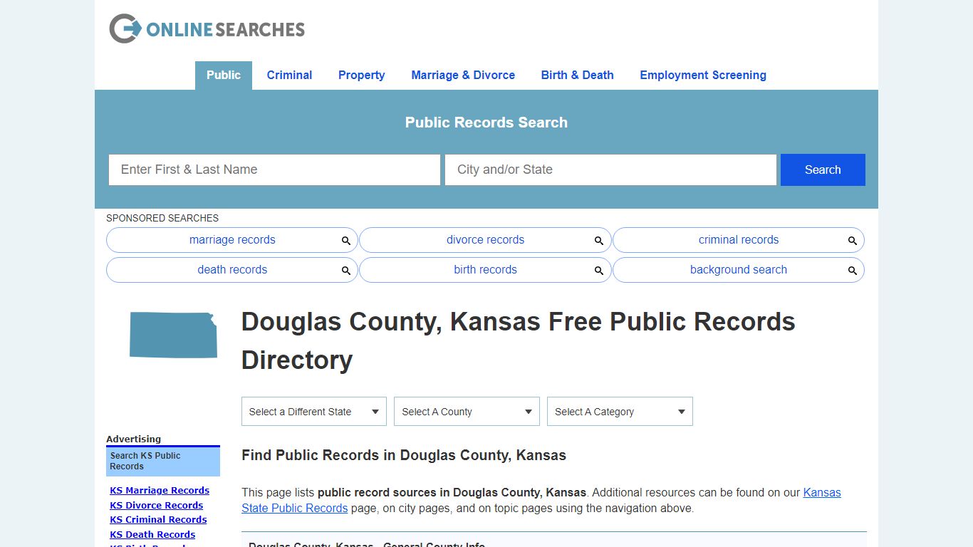 Douglas County, Kansas Public Records Directory